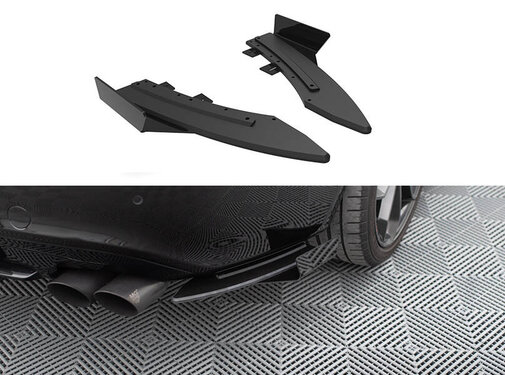 Maxton Design Maxton Design Street Pro Rear Side Splitters + Flaps Audi S5 / A5 S-Line Coupe / Cabriolet 8T