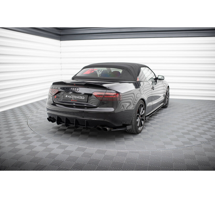 Maxton Design Street Pro Rear Side Splitters + Flaps Audi S5 / A5 S-Line Coupe / Cabriolet 8T