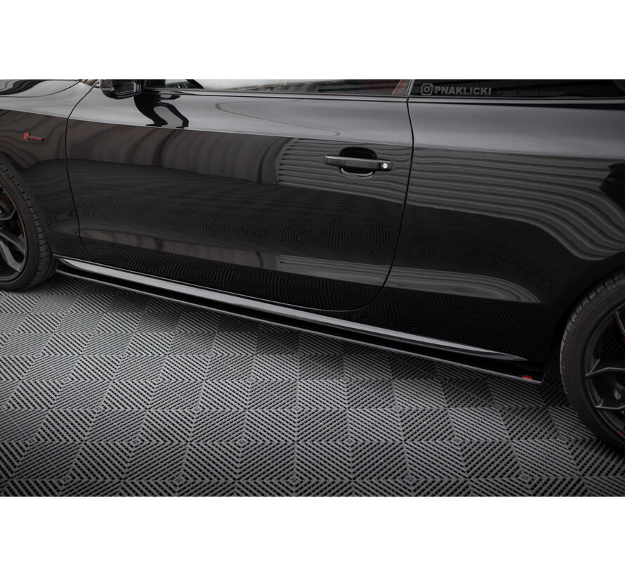 Maxton Design Street Pro Side Skirts Diffusers Audi A5 / A5 S-Line / S5 Coupe / Cabrio 8T / 8T Facelift