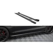 Maxton Design Maxton Design Street Pro Side Skirts Diffusers + Flaps Audi A5 / A5 S-Line / S5 Coupe / Cabrio 8T / 8T Facelift