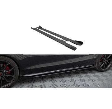 Maxton Design Maxton Design Street Pro Side Skirts Diffusers + Flaps Audi A5 / A5 S-Line / S5 Coupe / Cabrio 8T / 8T Facelift