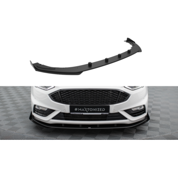 Maxton Design Maxton Design Street Pro Front Splitter + Flaps Ford Mondeo Sport Mk5 Facelift / Fusion Sport Mk2 Facelift