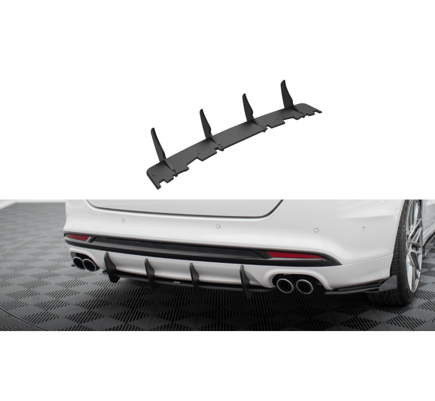 Maxton Design Street Pro Rear Diffuser Ford Mondeo Sport Mk5 Facelift / Fusion Sport Mk2 Facelift