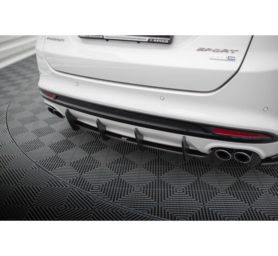 Maxton Design Street Pro Rear Diffuser Ford Mondeo Sport Mk5 Facelift / Fusion Sport Mk2 Facelift