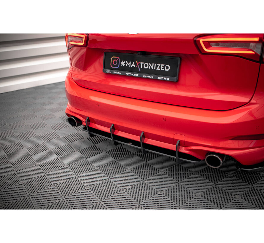 Maxton Design Street Pro Rear Diffuser Ford Focus Estate ST Mk4