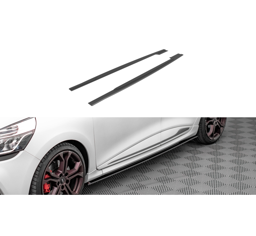 Maxton Design Street Pro Side Skirts Diffusers Renault Clio RS Mk4