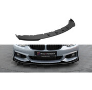 Maxton Design Maxton Design Street Pro Front Splitter + Flaps BMW 4 Coupe M-Pack F32