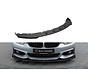 Maxton Design Street Pro Front Splitter + Flaps BMW 4 Coupe M-Pack F32