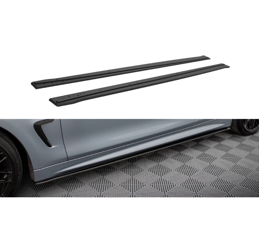 Maxton Design Street Pro Side Skirts Diffusers BMW 4 Coupe M-Pack F32