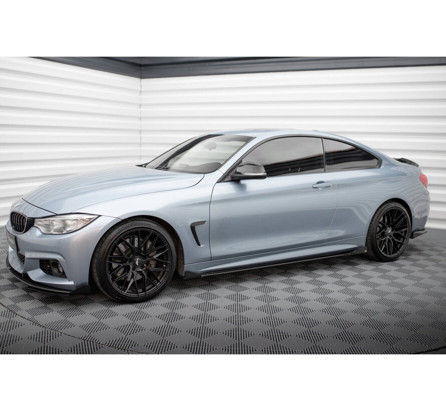 Maxton Design Street Pro Side Skirts Diffusers + Flaps BMW 4 Coupe M-Pack F32