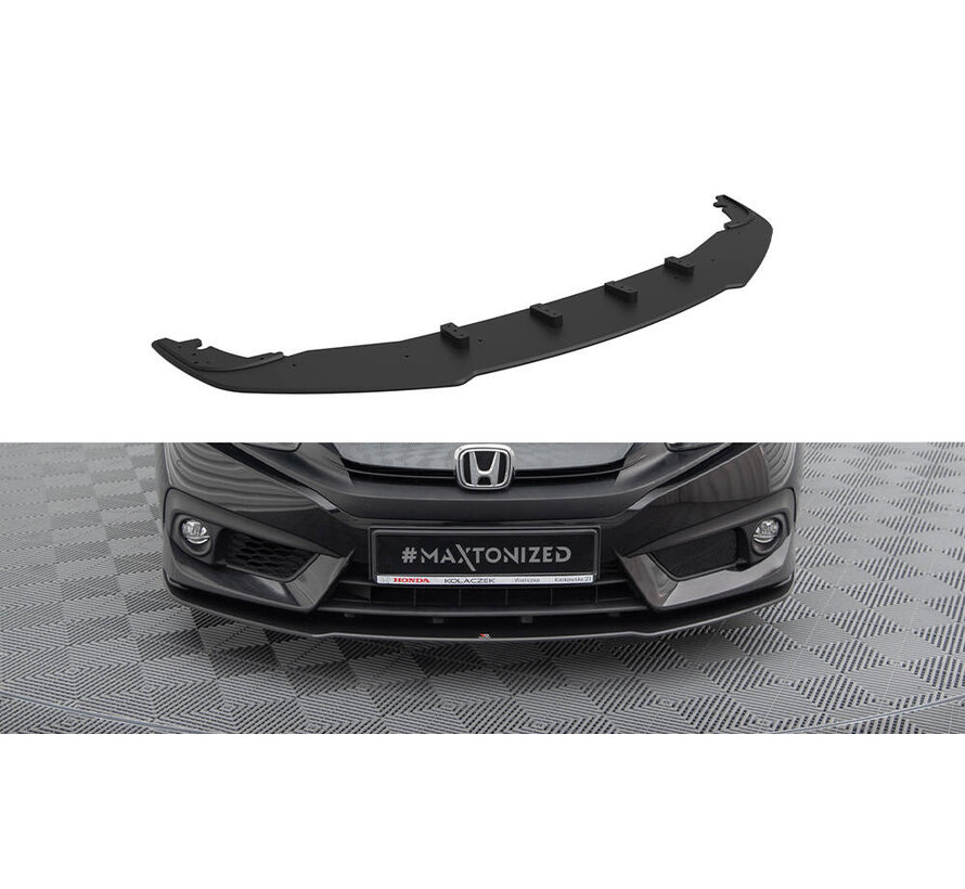 Maxton Design Street Pro Front Splitter Honda Civic Mk10