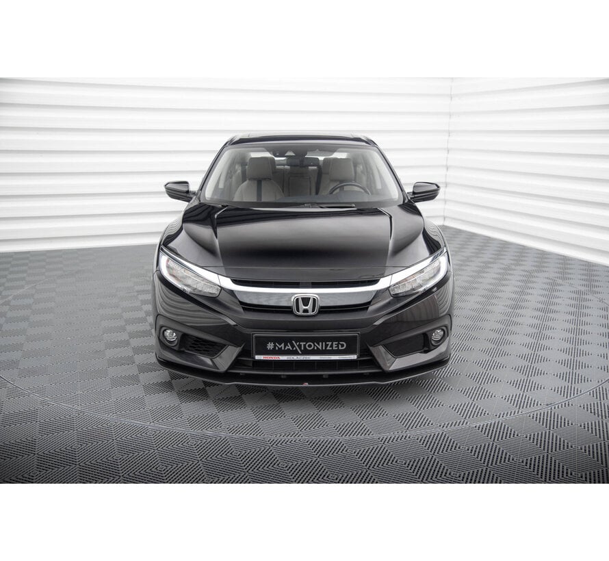 Maxton Design Street Pro Front Splitter Honda Civic Mk10