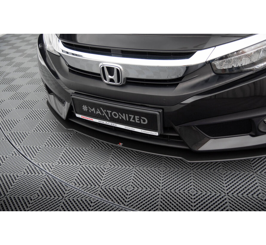 Maxton Design Street Pro Front Splitter Honda Civic Mk10