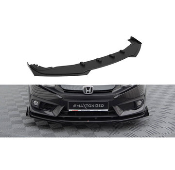Maxton Design Maxton Design Street Pro Front Splitter + Flaps Honda Civic Mk10