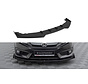Maxton Design Street Pro Front Splitter + Flaps Honda Civic Mk10