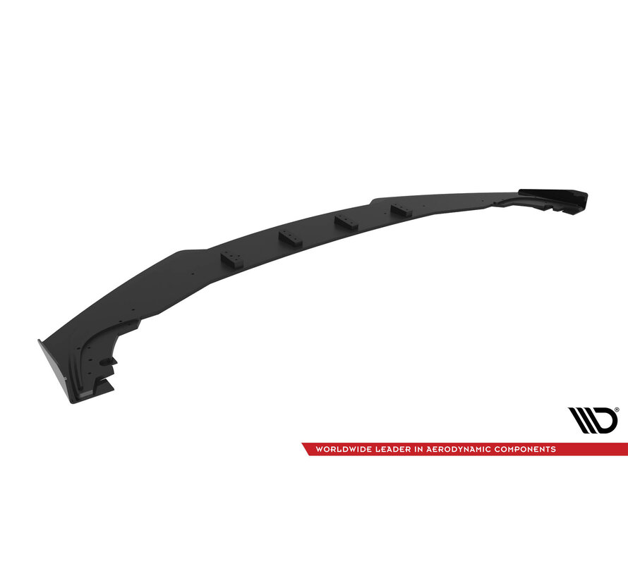 Maxton Design Street Pro Front Splitter + Flaps Honda Civic Mk10