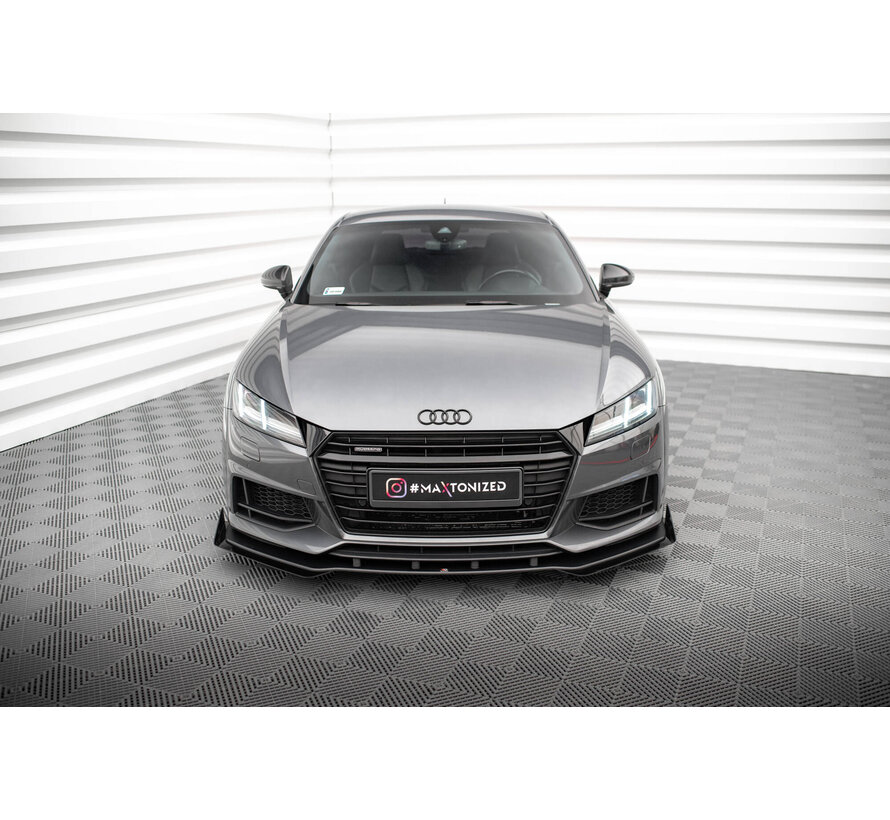 Maxton Design Street Pro Front Splitter + Flaps Audi TT S / S-Line 8S