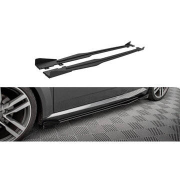 Maxton Design Maxton Design Street Pro Side Skirts Diffusers + Flaps Audi TT S / S-Line 8S