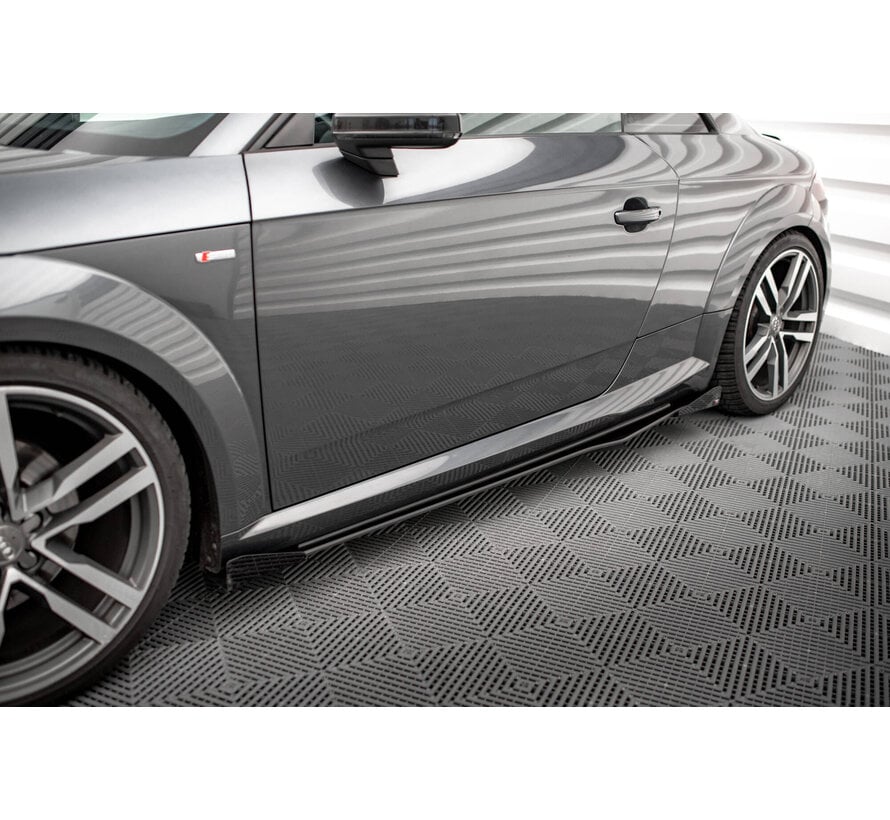 Maxton Design Street Pro Side Skirts Diffusers + Flaps Audi TT S / S-Line 8S