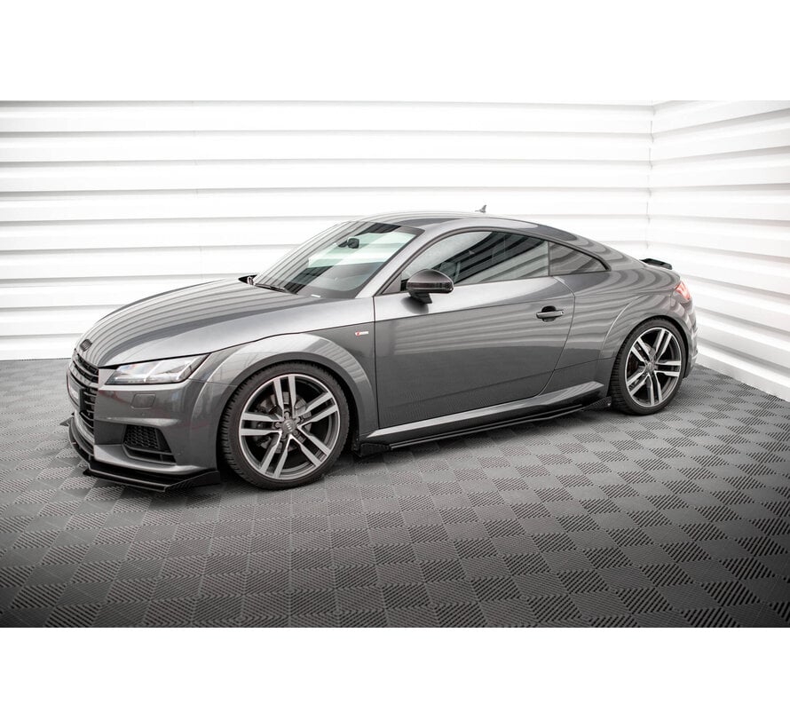 Maxton Design Street Pro Side Skirts Diffusers + Flaps Audi TT S / S-Line 8S