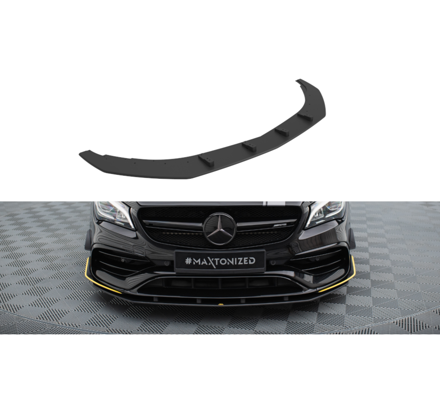 Maxton Design Street Pro Front Splitter Mercedes-AMG CLA 45 Aero C117 Facelift