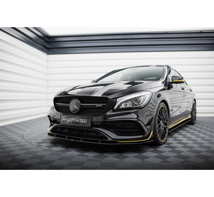 Maxton Design Street Pro Front Splitter Mercedes-AMG CLA 45 Aero C117 Facelift