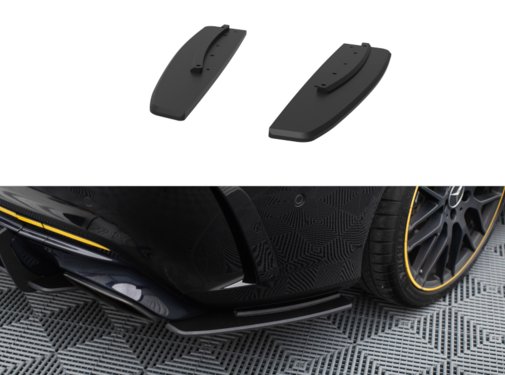 Maxton Design Maxton Design Street Pro Rear Side Splitters Mercedes-AMG CLA 45 C117 Facelift