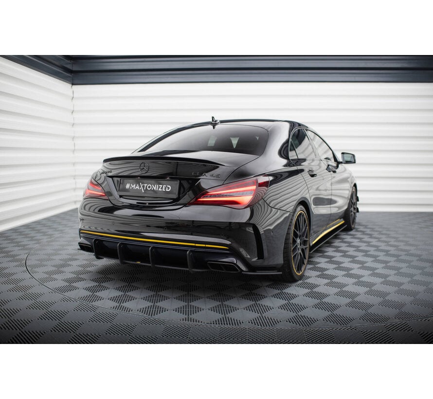 Maxton Design Street Pro Rear Side Splitters Mercedes-AMG CLA 45 C117 Facelift