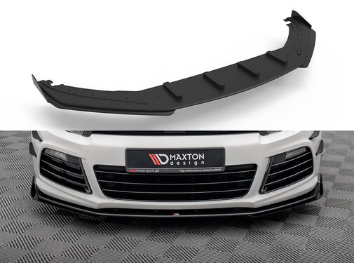 Maxton Design Maxton Design Street Pro Front Splitter + Flaps Volkswagen Scirocco R Mk3