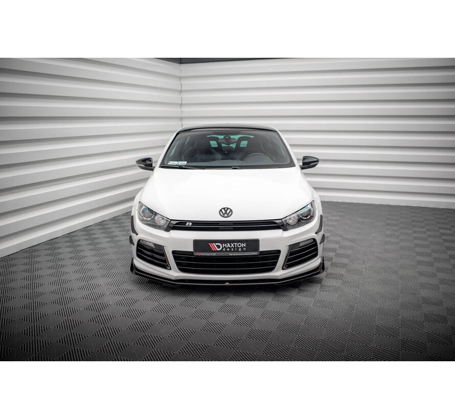 Maxton Design Street Pro Front Splitter + Flaps Volkswagen Scirocco R Mk3