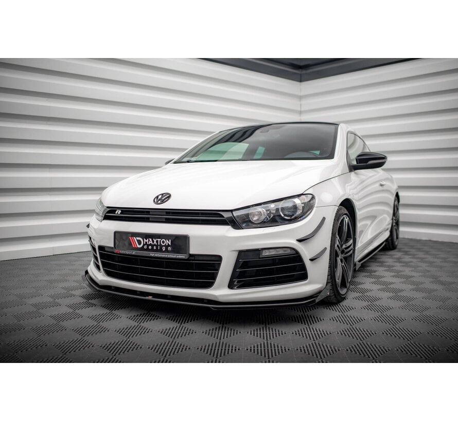 Maxton Design Street Pro Front Splitter + Flaps Volkswagen Scirocco R Mk3