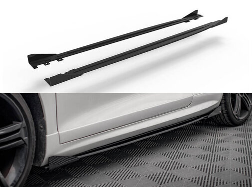 Maxton Design Maxton Design Street Pro Side Skirts Diffusers + Flaps Volkswagen Scirocco R Mk3