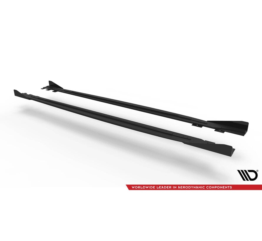 Maxton Design Street Pro Side Skirts Diffusers + Flaps Volkswagen Scirocco R Mk3