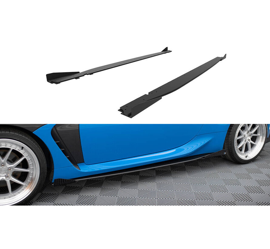 Maxton Design Street Pro Side Skirts Diffusers V.1 + Flaps Toyota GR86 Mk1
