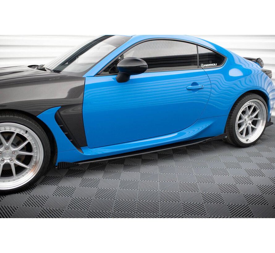Maxton Design Street Pro Side Skirts Diffusers V.1 + Flaps Toyota GR86 Mk1