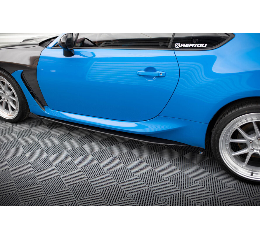Maxton Design Street Pro Side Skirts Diffusers V.1 + Flaps Toyota GR86 Mk1
