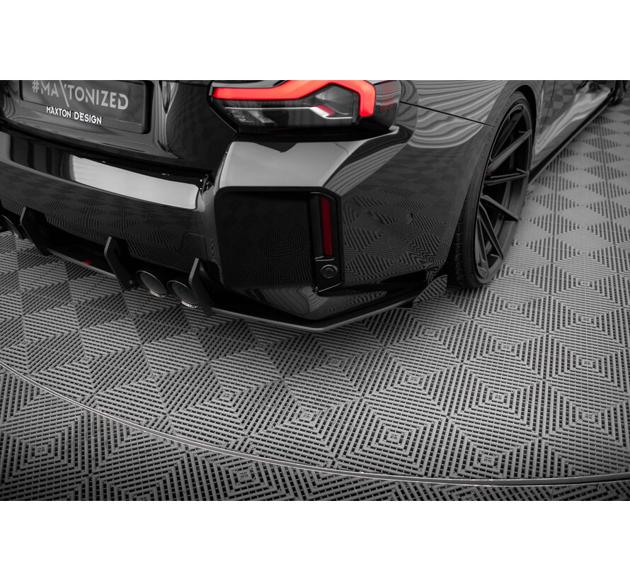 Maxton Design Street Pro Rear Side Splitters V.1 + Flaps BMW M2 G87