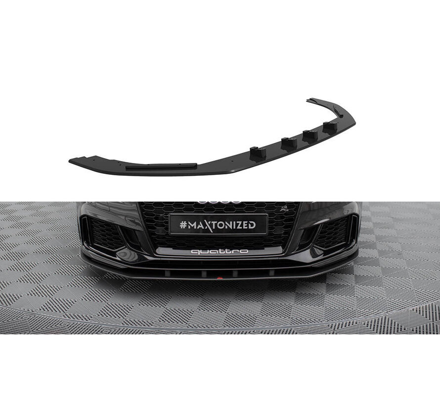 Maxton Design Street Pro Front Splitter Audi RS3 Sedan 8V Facelift