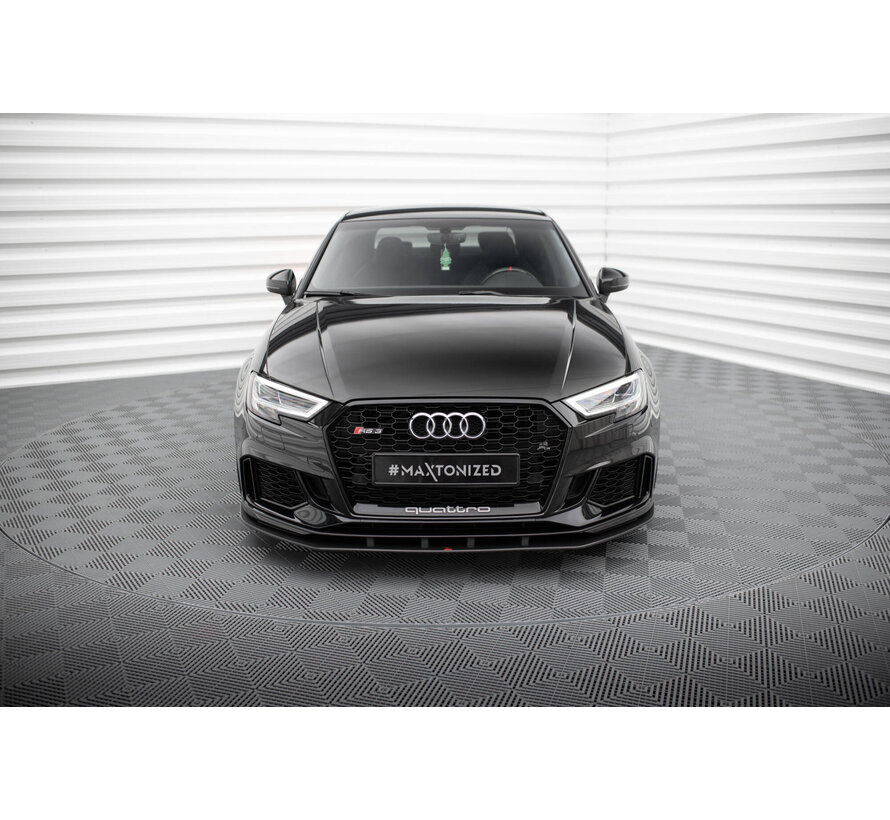 Maxton Design Street Pro Front Splitter Audi RS3 Sedan 8V Facelift