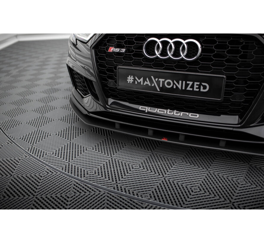 Maxton Design Street Pro Front Splitter Audi RS3 Sedan 8V Facelift