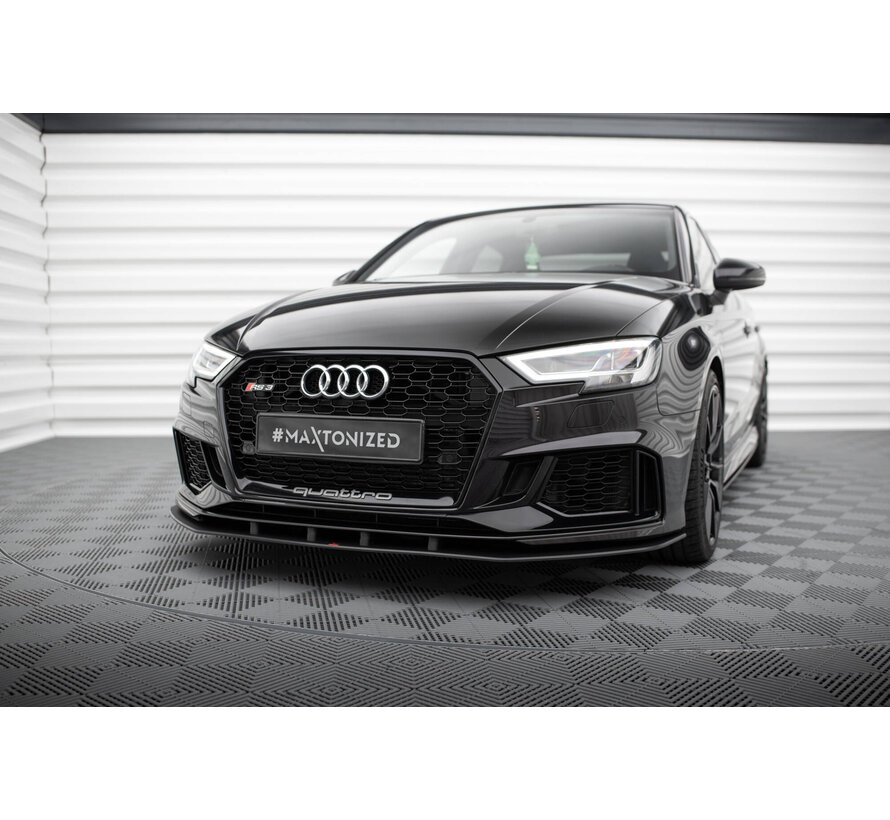 Maxton Design Street Pro Front Splitter Audi RS3 Sedan 8V Facelift