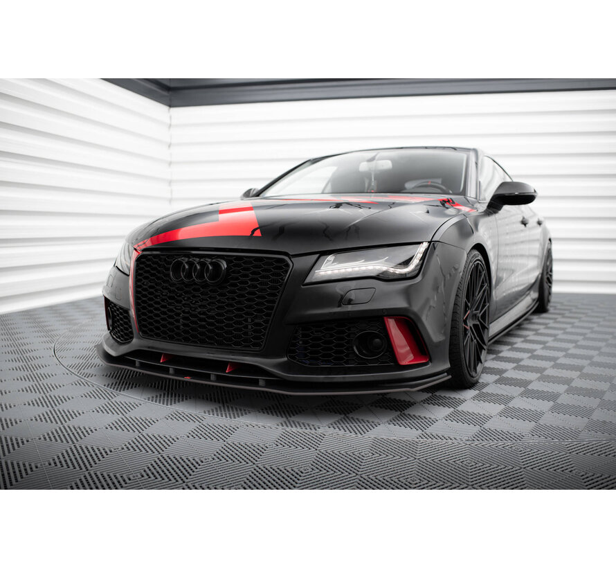 Maxton Design Street Pro Front Splitter Audi A7 RS7 Look C7