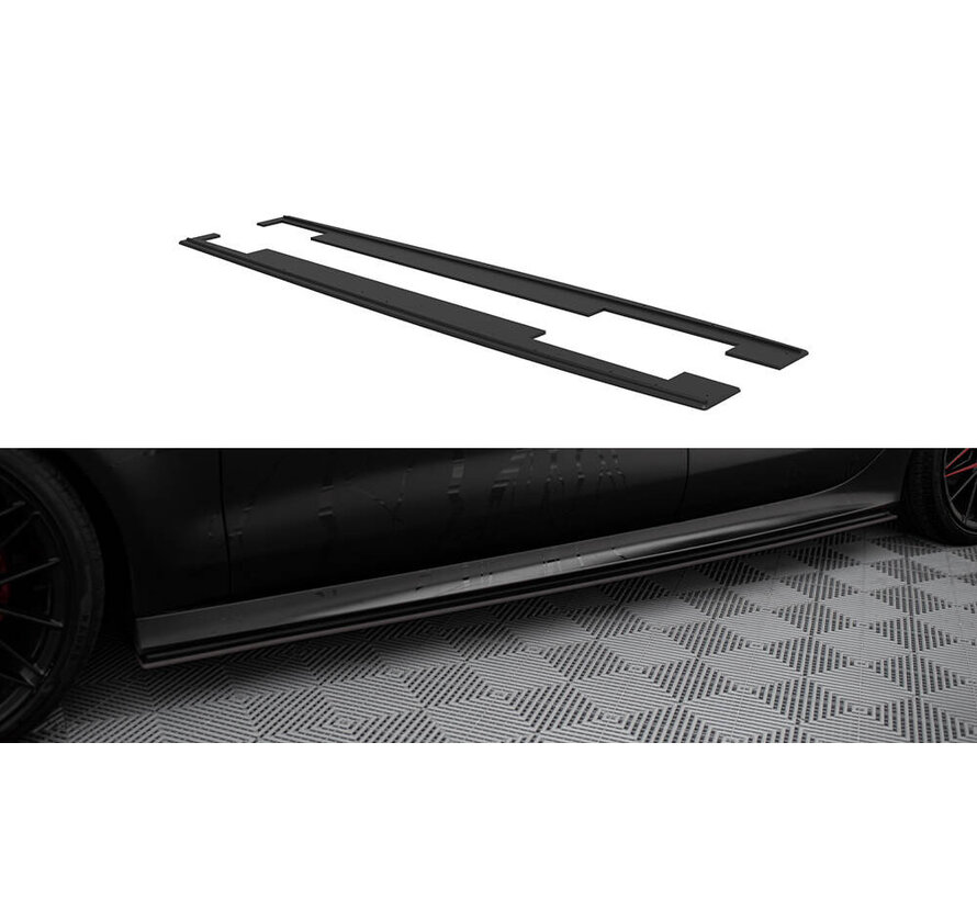 Maxton Design Street Pro Side Skirts Diffusers Audi A7 S-Line C7