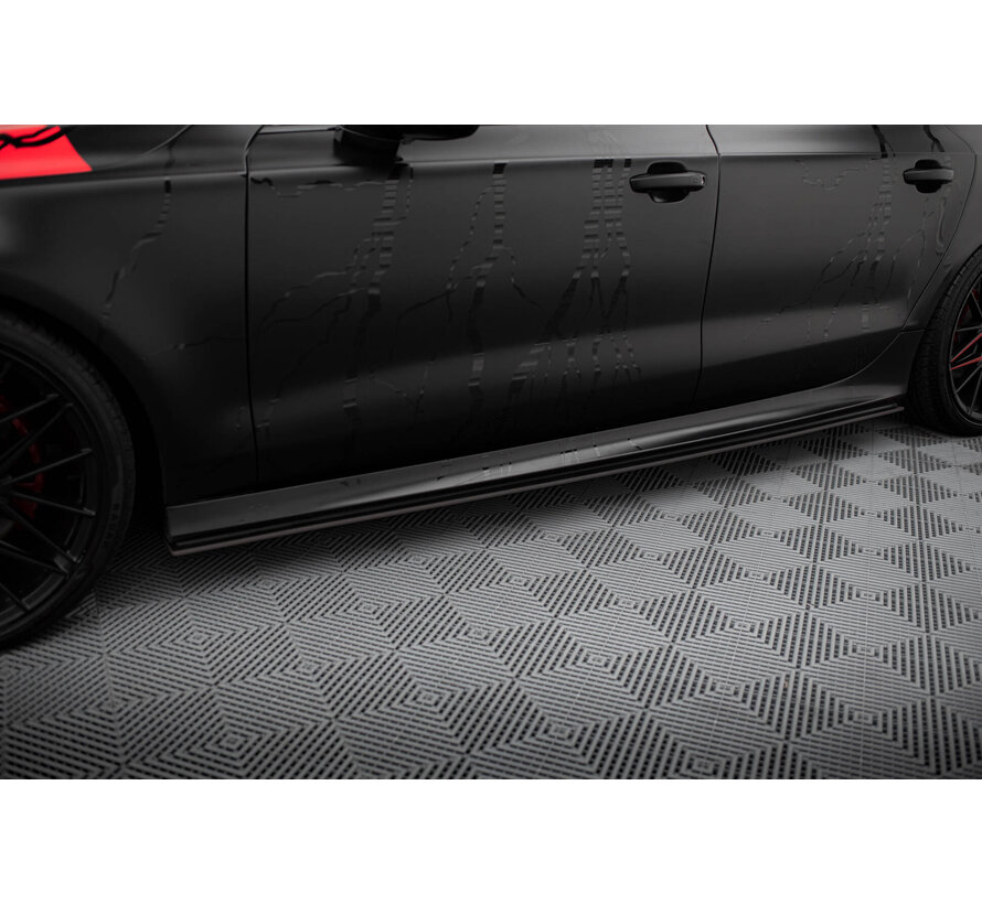 Maxton Design Street Pro Side Skirts Diffusers Audi A7 S-Line C7