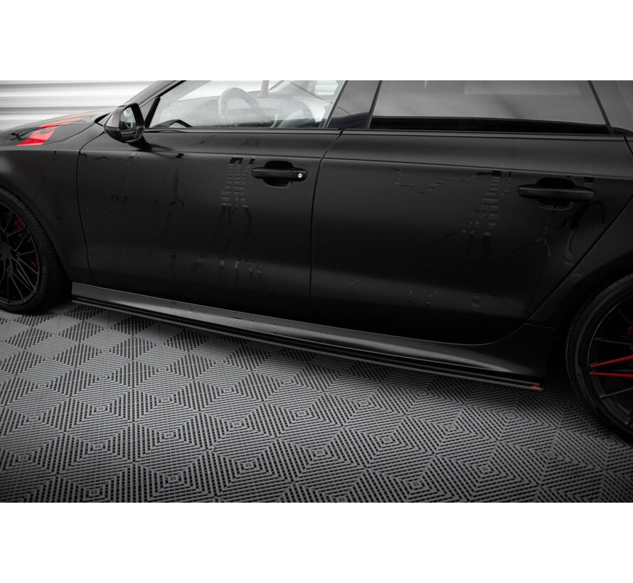 Maxton Design Street Pro Side Skirts Diffusers Audi A7 S-Line C7