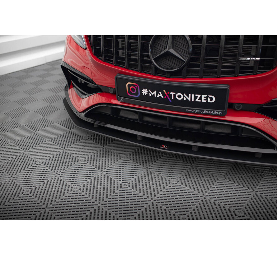 Maxton Design Street Pro Front Splitter Mercedes-Benz A 45 AMG Aero W176 Facelift
