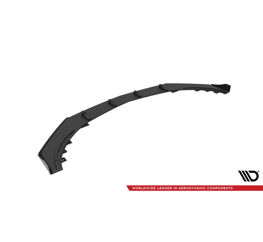 Maxton Design Street Pro Front Splitter + Flaps Mercedes-Benz A 45 AMG Aero W176 Facelift
