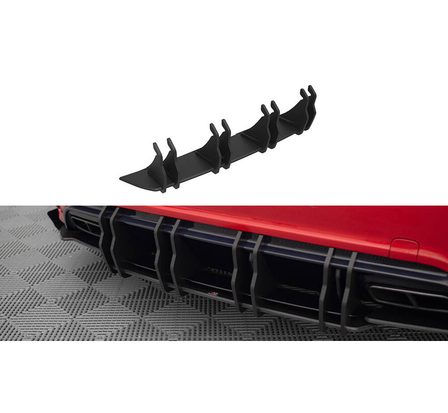 Maxton Design Street Pro Rear Diffuser Mercedes-Benz A 45 AMG W176 Facelift