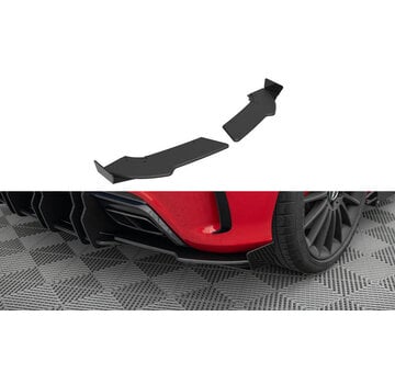 Maxton Design Maxton Design Street Pro Rear Side Splitters + Flaps Mercedes-Benz A 45 AMG W176 Facelift