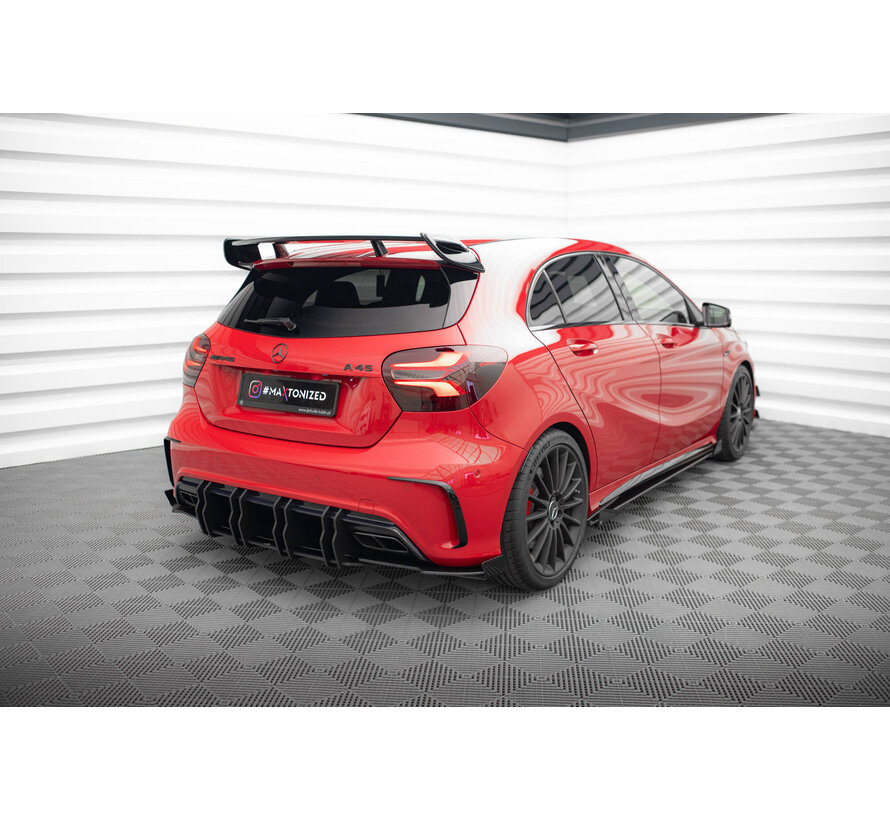 Maxton Design Street Pro Rear Side Splitters + Flaps Mercedes-Benz A 45 AMG W176 Facelift